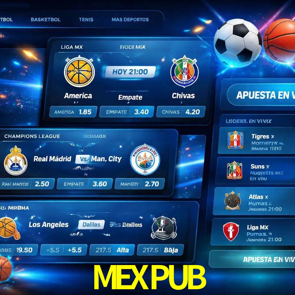 Mercados de apuestas deportivas MEXPUB para jugadores en México